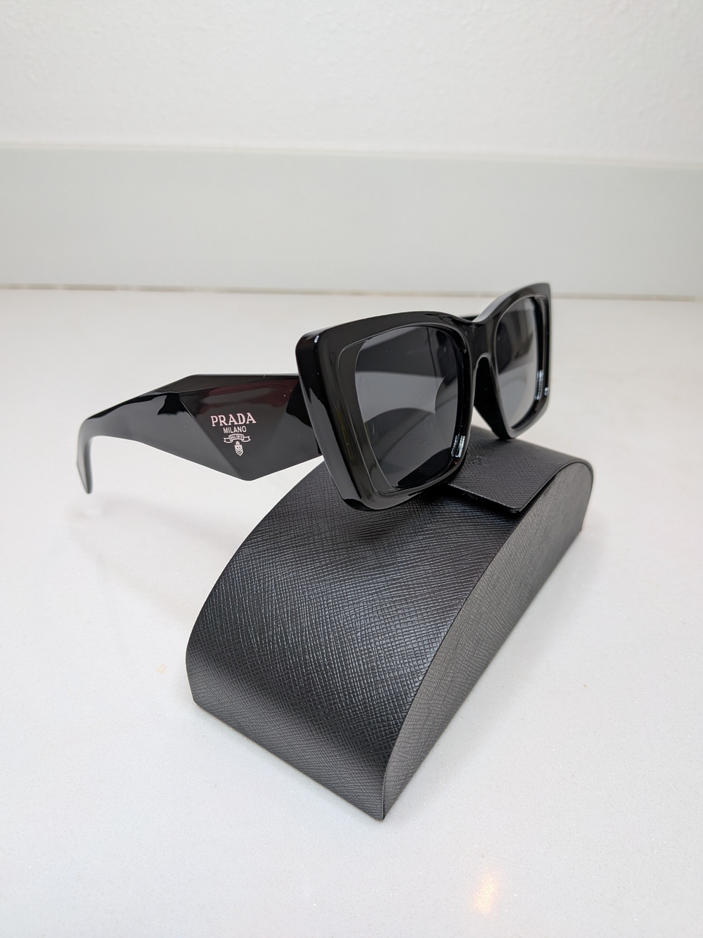 Prada Black Cat-Eye Sunglasses - Picture 10 of 11
